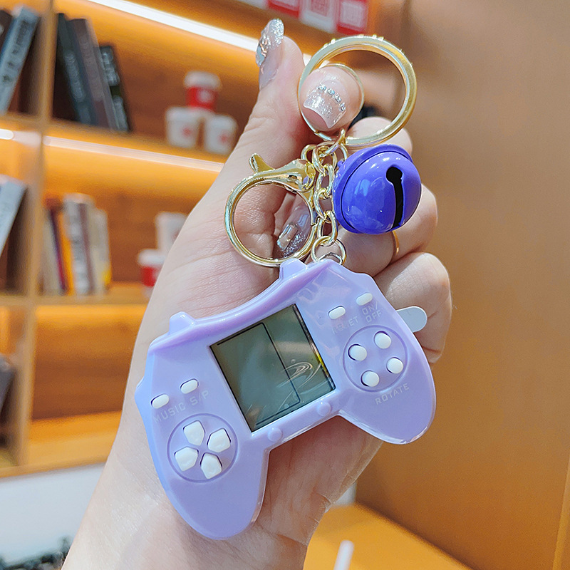 Retro Funny Game Console Alloy Plastic Unisex Bag Pendant Keychain display picture 5