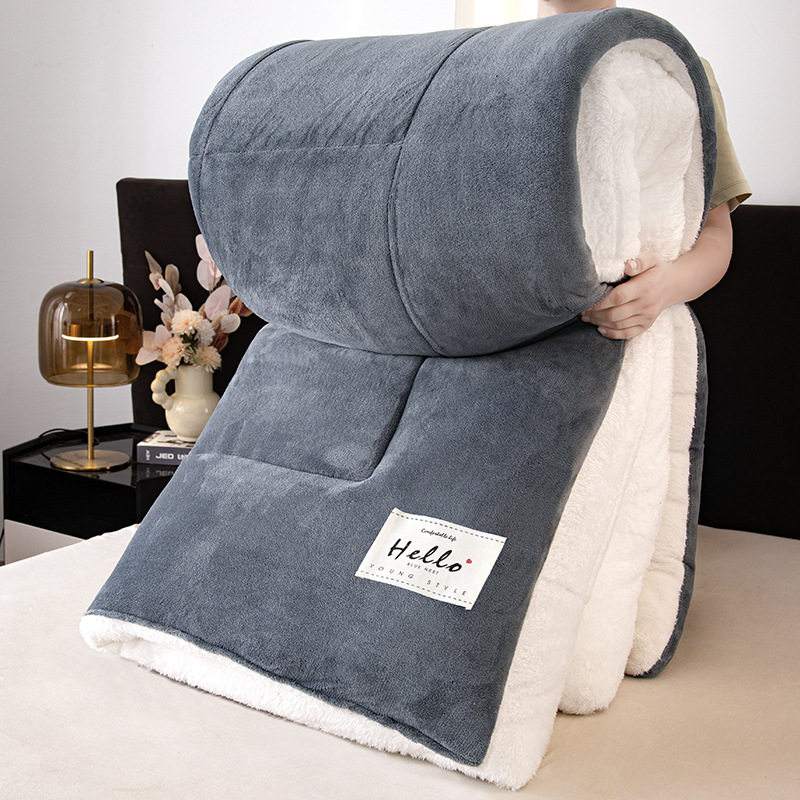 Mayorista 10 kg de cashmere más edredón de leche edredón de invierno núcleo de edredón de invierno grueso calentamiento de invierno estudiantes individuales 8 image 4