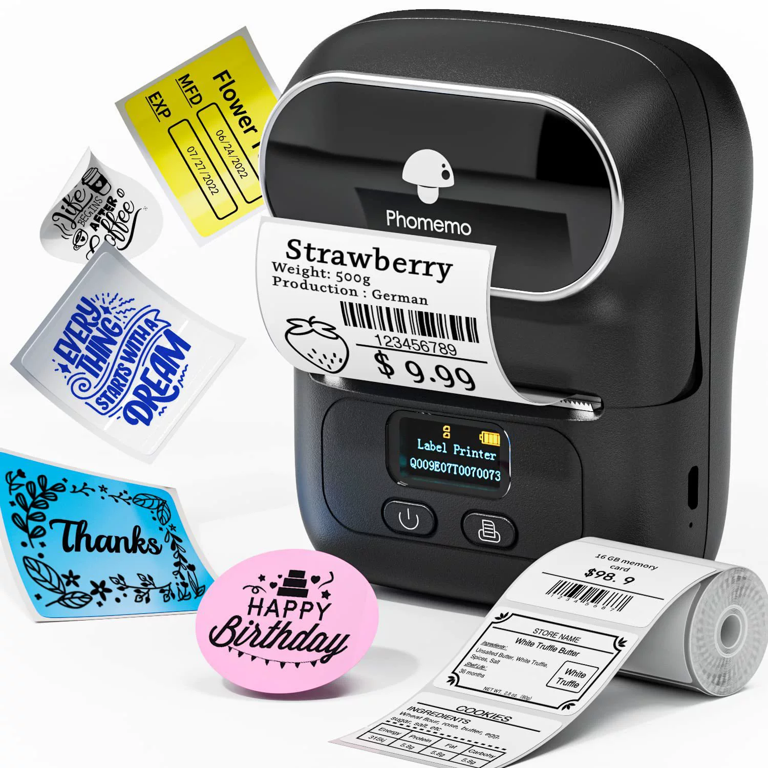 Phomemo (Cross-border trading), printer for commercial use, bluetooth