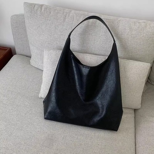 Retro Maillard style commuter bag large capacity bag for women 2024 new popular relaxed shoulder bag tote bag