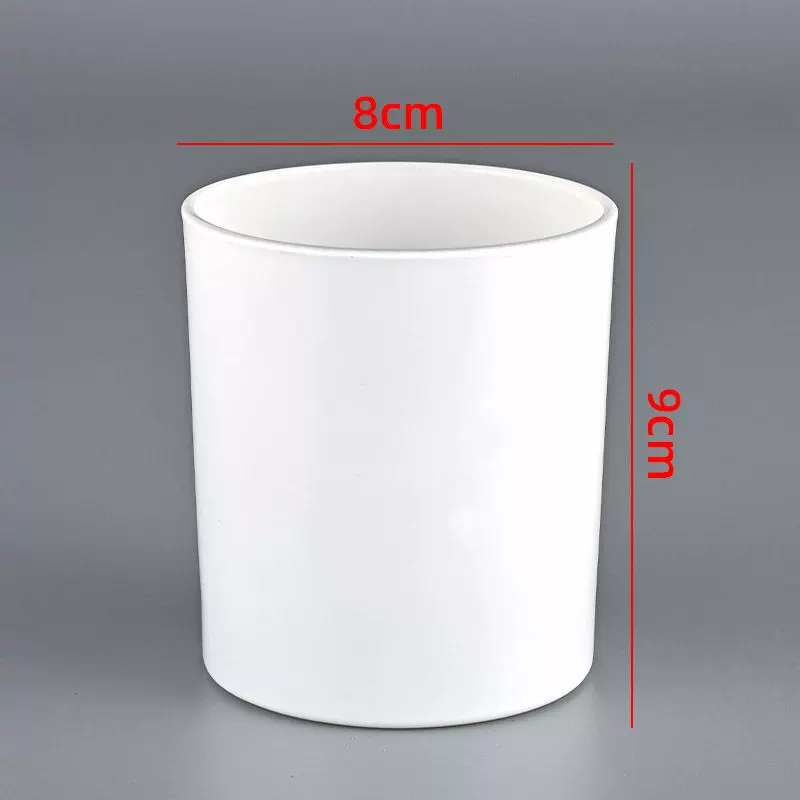 批发香薰蜡烛杯空杯加厚家用透明简约烛台玻璃杯空杯蜡烛杯容器