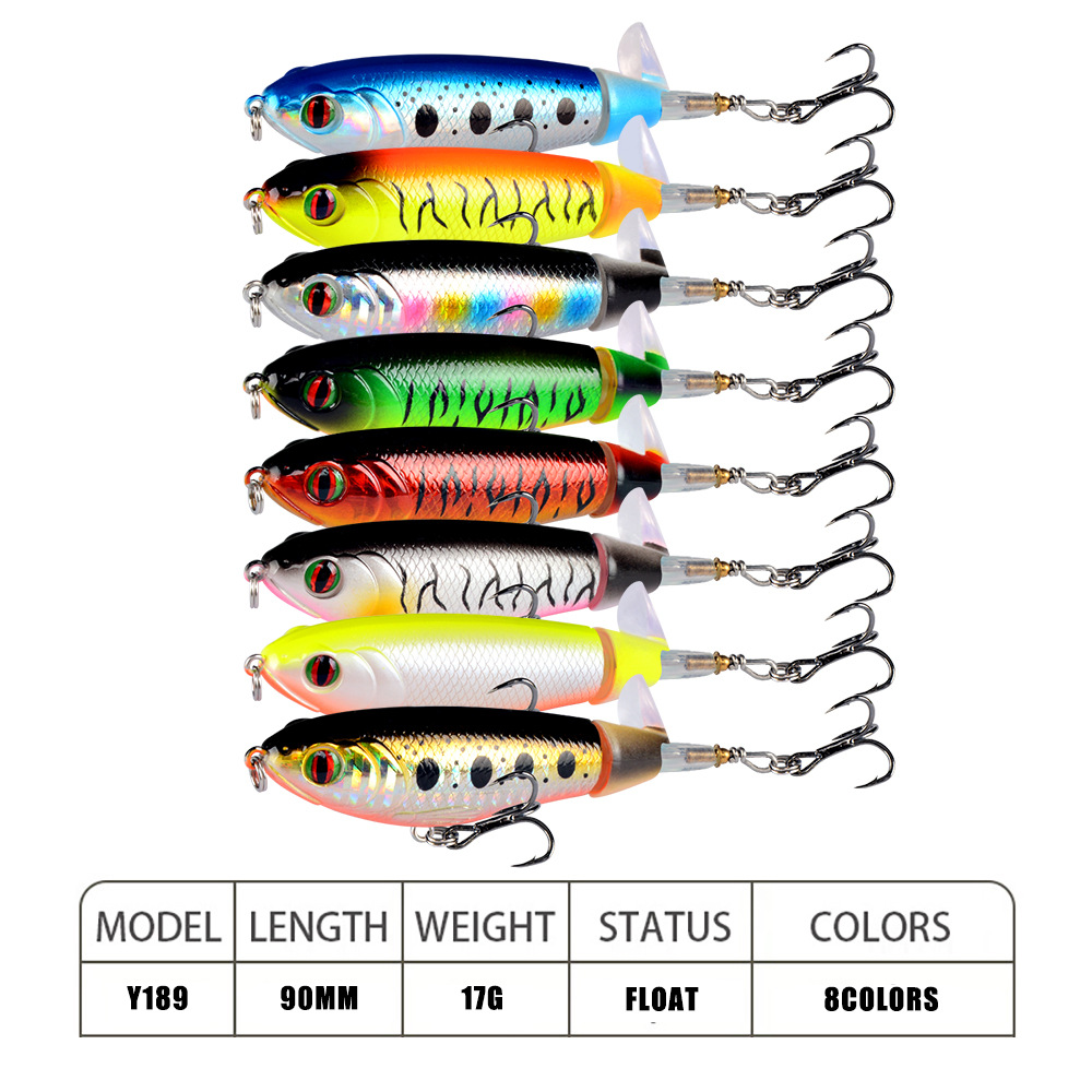 Floating whopper plopper fishing lures 8 Colors hard plastic baits Bass Trout Fresh Water Fishing Lure