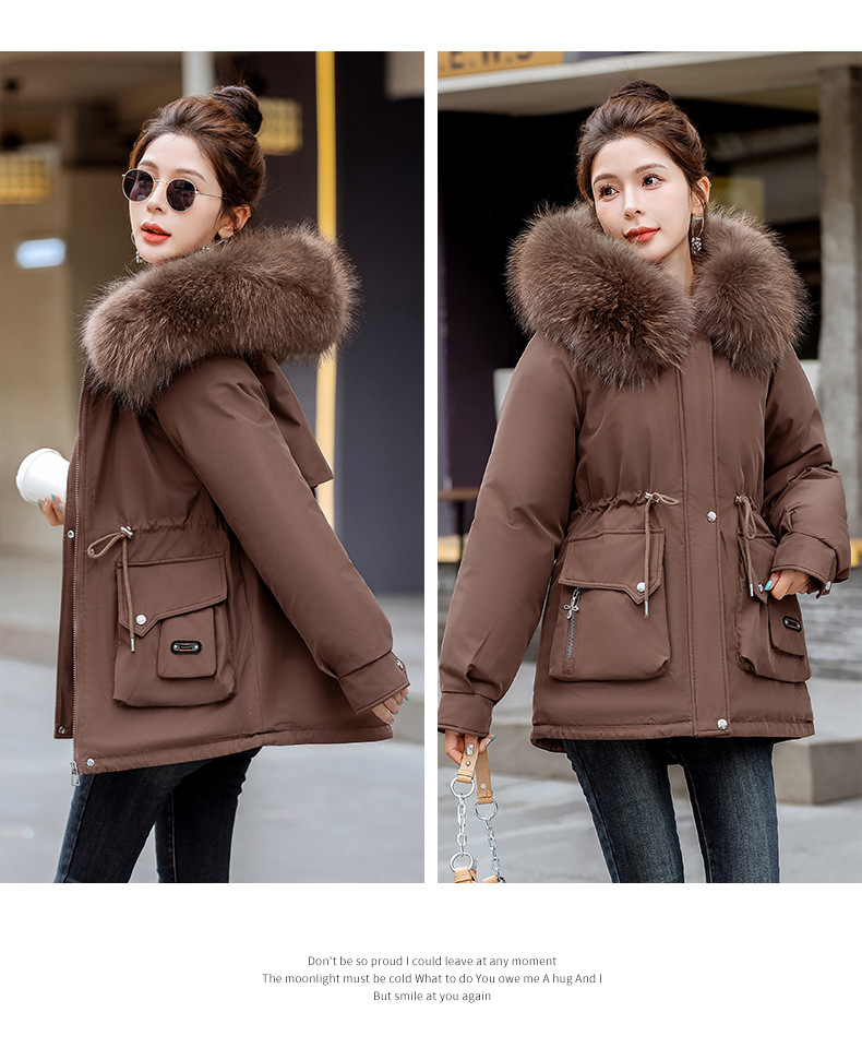 The petite faction overcomes the challenge of women's padded clothing in winter 2024, with new waist cinching slimming_voghion.com