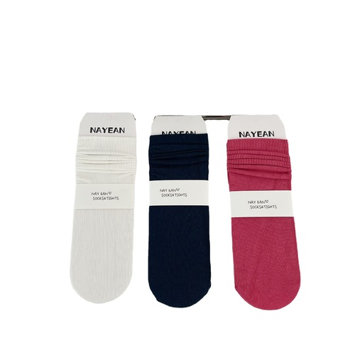 nayean autumn and winter cotton pile socks parent-child solid color high elastic elastic candy color basic mid-calf women's socks