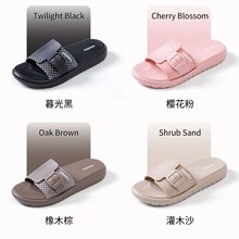 批发eva拖鞋女款2528-B6款单扣休闲平底防滑居家室内百搭沙滩鞋