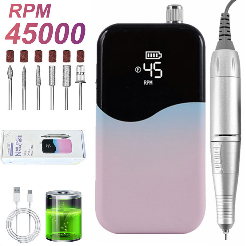 Torno Eléctrico para Uñas Portátil Recargable para Manicura image 68