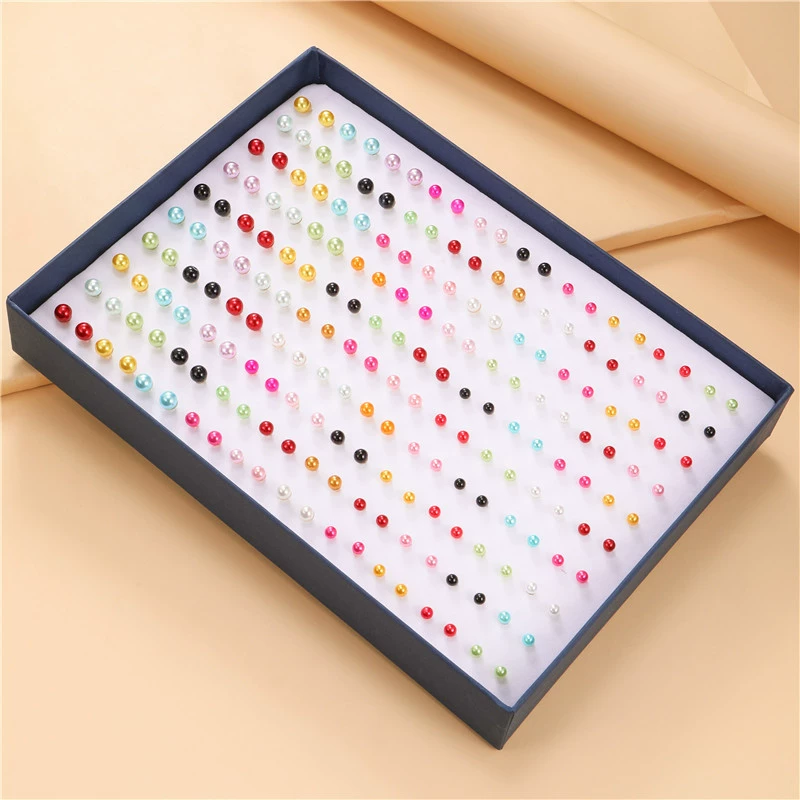 Д Earrings, fashionable lanyard holder, 100 pair, Korean style, simple and elegant design