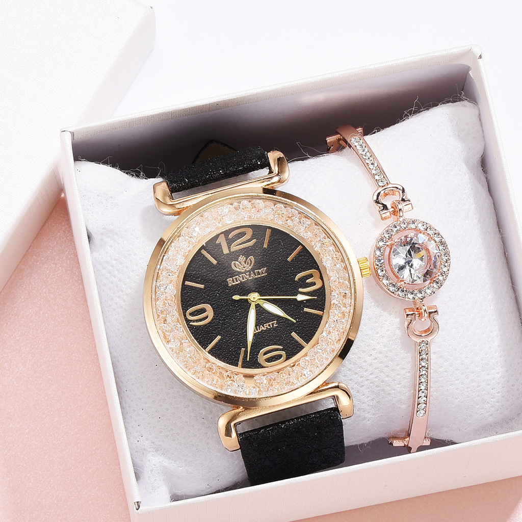 Fashion Round Buckle Quartz Women's Watches display picture 2