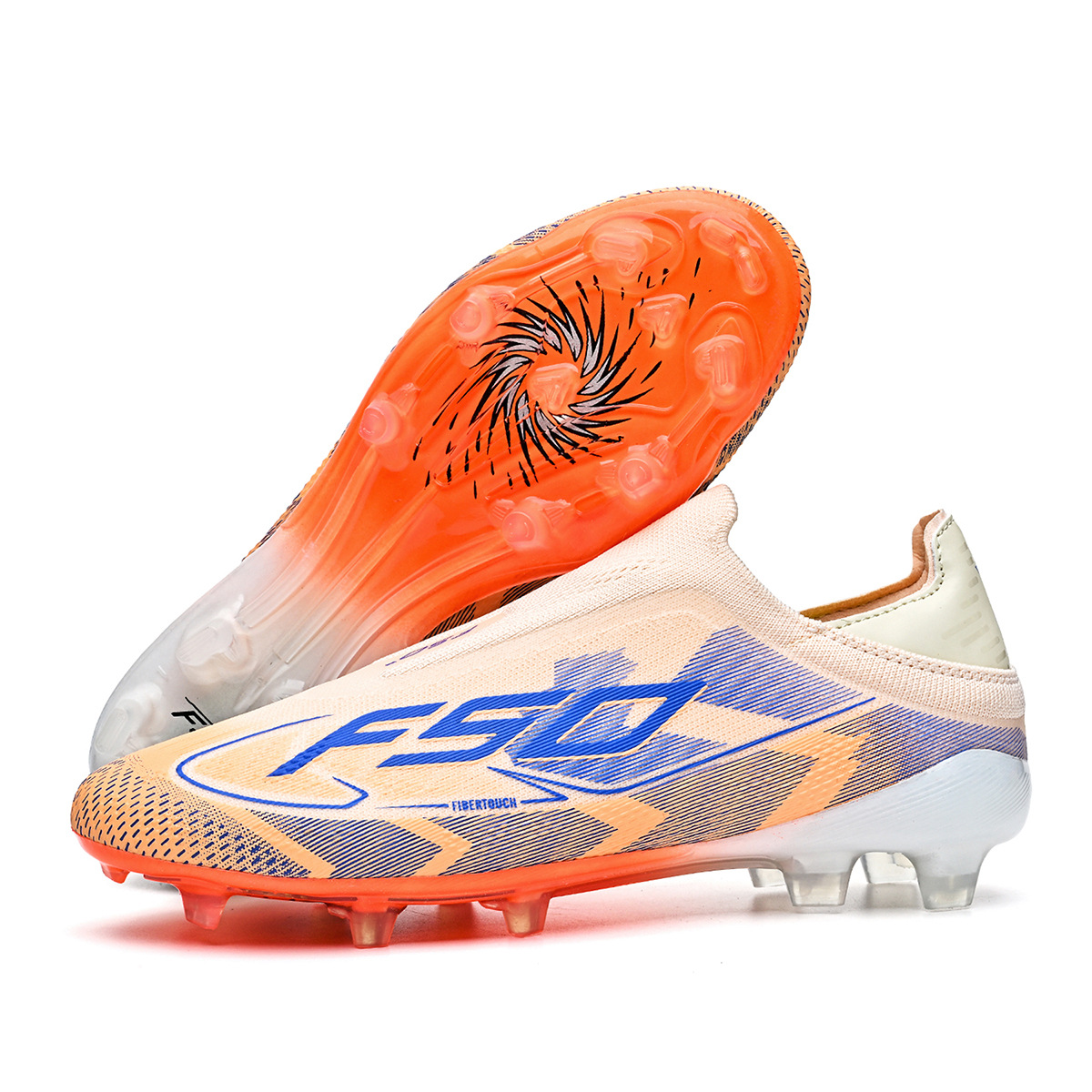 Zapatos de fútbol transfronterizos sin costuras, botas de fútbol, zapatos de fútbol transfronterizos de entrenamiento de competición profesional masculina