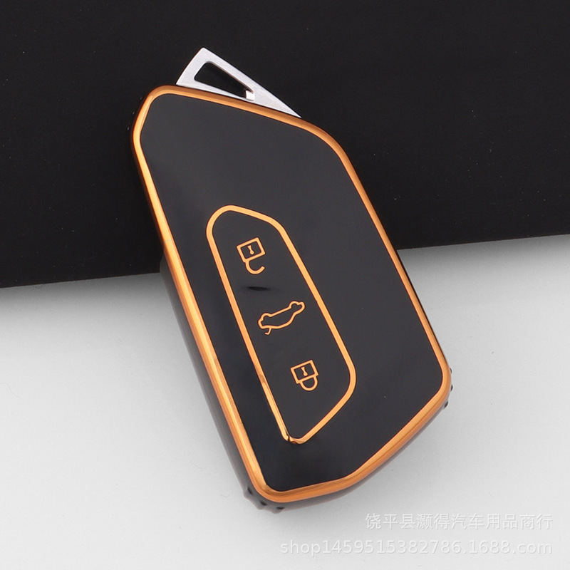 フォルクスワーゲン ゴルフ 8 8 キーカバー シュコダ キーカバー オクタビア PRO 特別な車のキーカバー シェル バックルに適しています。|undefined