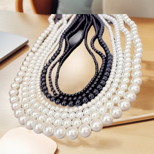 大量批发 AAA 级高品质玻璃珍珠  直孔仿贝玻璃珍珠diy饰品配件