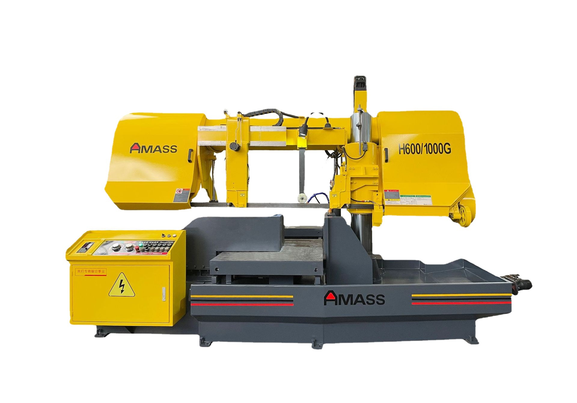 模具钢专用带锯床 H600-1000G 半自动卧式带锯床 大型锯床