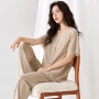 短袖妈妈夏天v领家居服