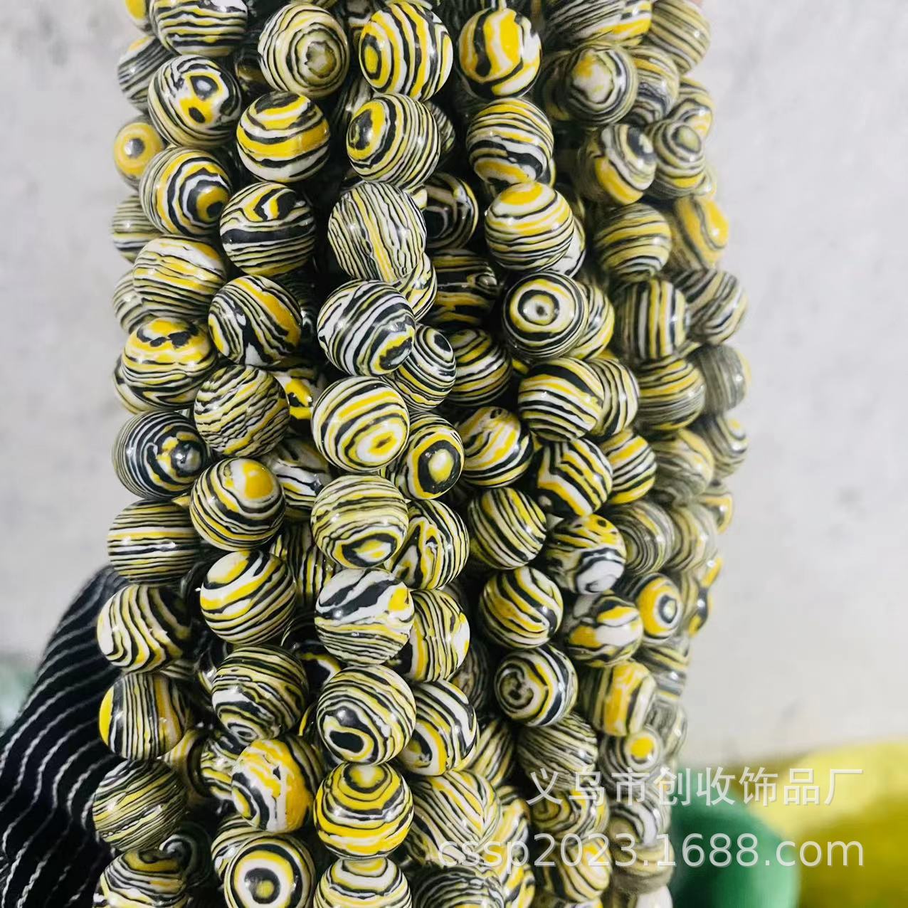 Synthesized quality turquoise beads