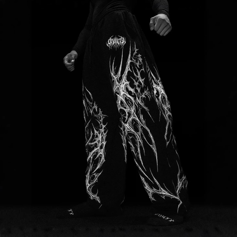 Breathedivinity Fitness Long Pants Men's Sports Pants Jogging Printed Straight-Leg Men's Pants Casual Pants Spring and Autumn