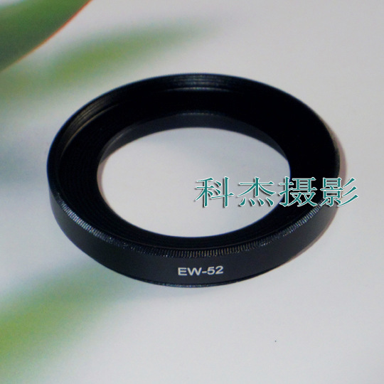 EW-52遮光罩适用佳能RF35mm F1.8镜头EOSR RP R5 R6配件 RF35F1.8