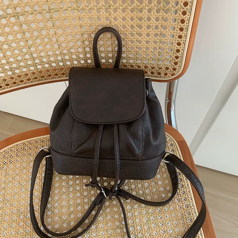 One‑shoulder mini backpack shoulder bag, adjustable strap, 19×9×19 cm, 0.35 kg