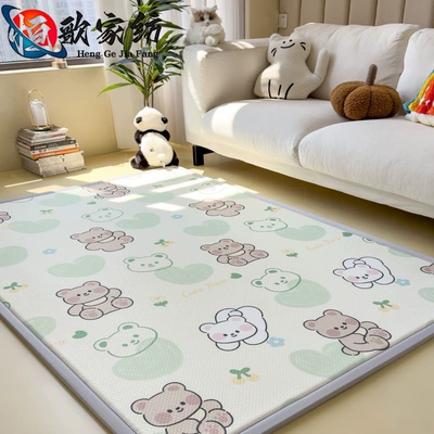 Climbing Mat, Summer Mat, Anti-Fall Baby Floor Mat, Thickened Children's Cartoon Floor Sleeping Mat, Lunch Break Tatami Mat