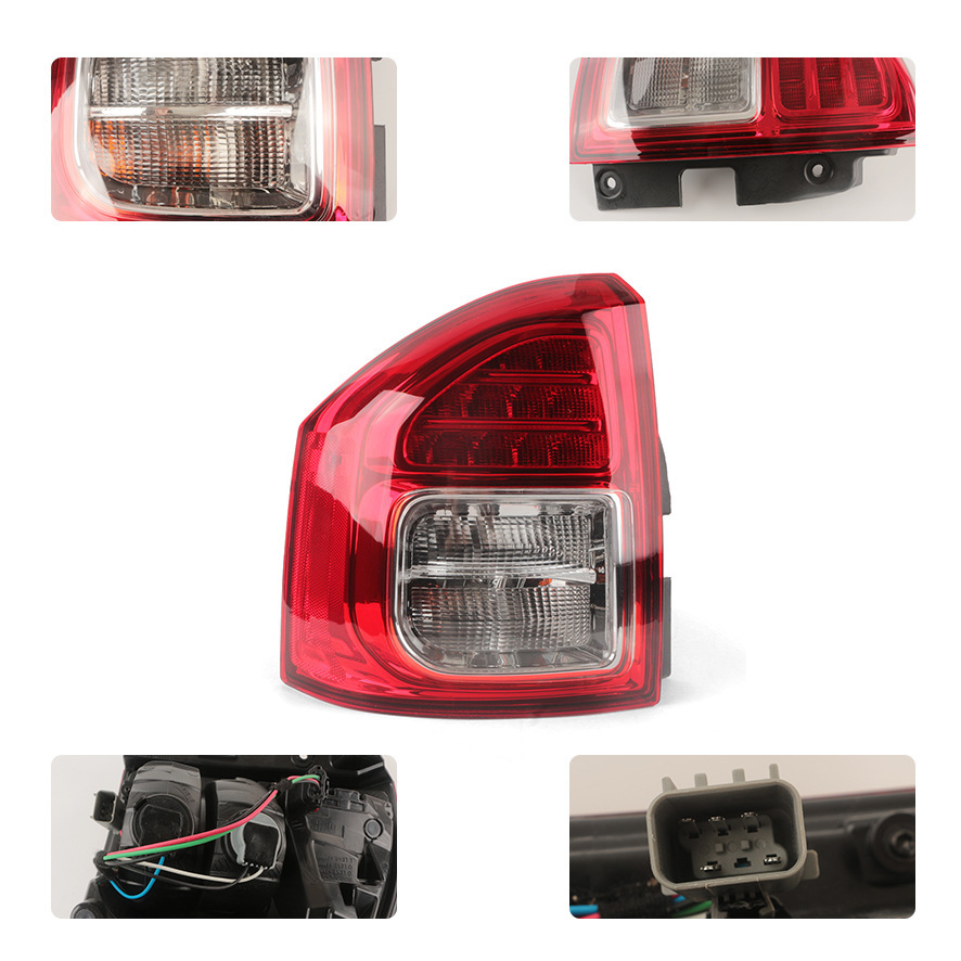 Aplicable a Jeep 11 / 12 / 13 Guía de ensamblaje de luces traseras Reversa Brake Light Case Rear Light Cover