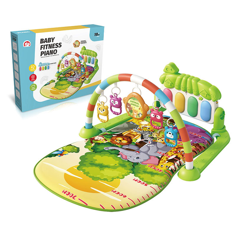 1688-61 일몰 동물 파티 페달 피아노