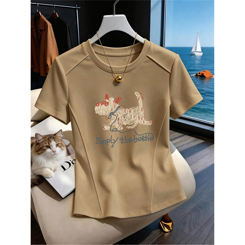 Light brown color (graffiti line puppy style) / S