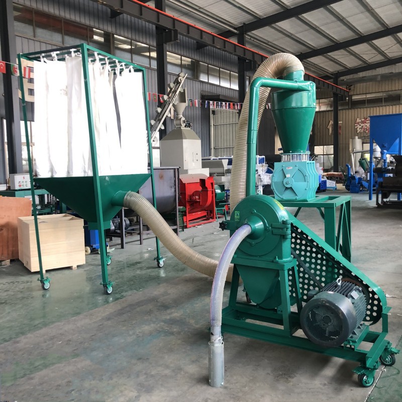 gran deshidratación vegetal polvo molino de polvo remojo de arroz molino de succión de acero inoxidable kudzu yuca pulverizador