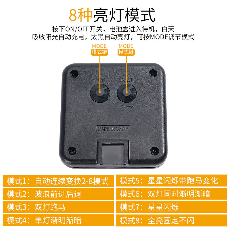 太陽能銅絲燈燈串節日彩燈閃燈led小串燈銅線燈電池盒燈串星星燈