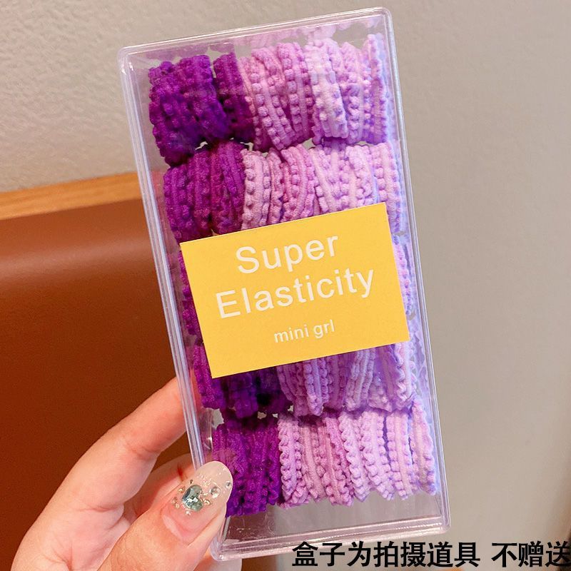 Correas para el cabello de los niños accesorios para el cabello de princesa de alto valor para las niñas pequeñas atar la cuerda para el cabello sin dañar la banda de goma del cabello nueva cuerda para la cabeza de color caramelo