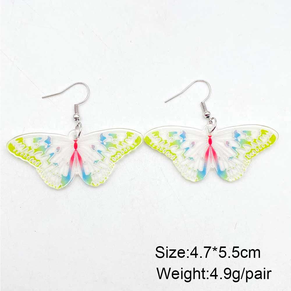 1 Paar Lässig Einfacher Stil Schmetterling Aryl Tropfenohrringe display picture 5