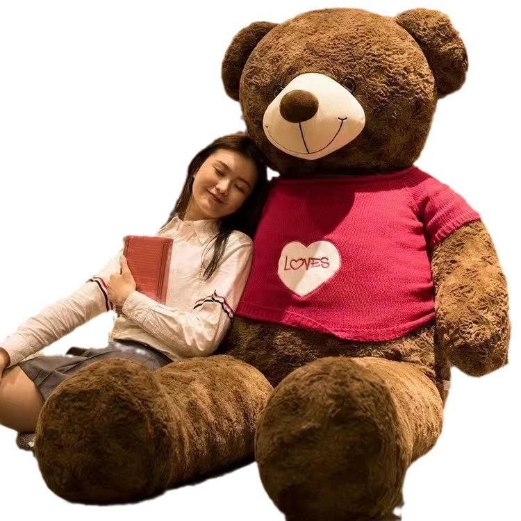 Plush Giant Teddy Bear, Oversized Rag Doll, Multiple Heights 60 cm–2 m, Soft Plush