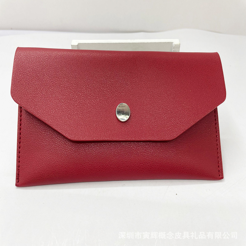 En stock monedero de las mujeres simple pu cuero moneda monedero tarjeta titular macaron color mini cartera al por mayor