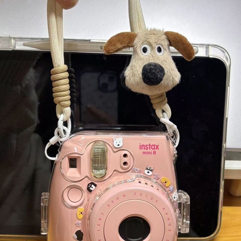 [Mini8 Transparent Case] Instax Crystal Case Instant Camera Hard Case Protective Case Chain Trendy
