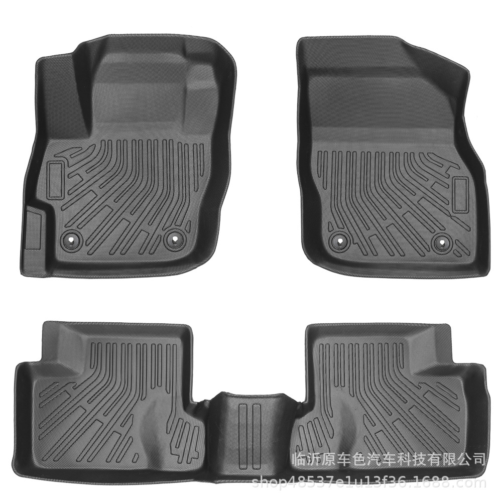 Para Mazda 3 sedán 2010 - 2013 TPE Foot Pad 3D todo el tiempo material cojín del maletero
