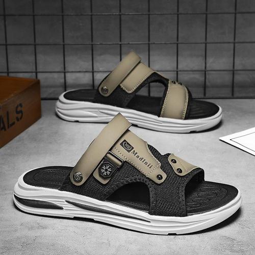 2025 Men's Soft Sole Summer Trend Casual Youth Korean Style Versatile Beach Shoes Outdoor Dual-Purpose Sandals