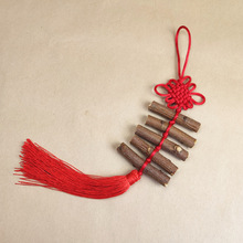 特色手工艺摆摊创意手作中国结车载挂件沂蒙山区天然东南桃木挂件