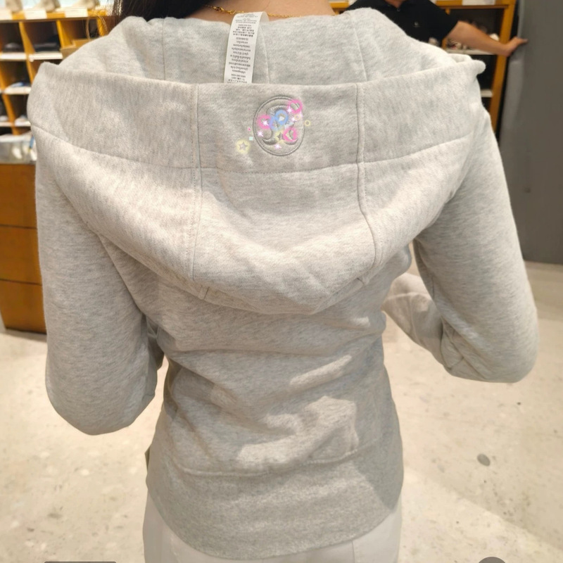 Lulu original style Scuba slim-fit sweatshirt, women's yoga jacket, casual sports fleece-lined hooded top