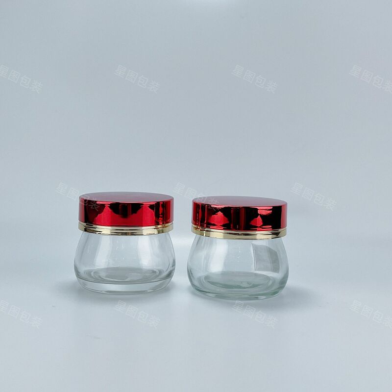 In-Stock 100g Glass Mask Cream, Facial Cream, Makeup Remover, Massage Cream, Foot Cream, Scrub Cream, Body Cream Refillable Bottles