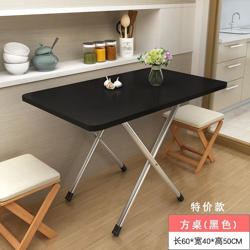 折りたたみテーブル、家庭用ダイニングテーブル、賃貸住宅、賃貸、小さなテーブル、寮、屋外ポータブル屋台、シンプルな正方形テーブル|undefined