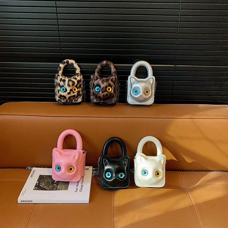 Diseño de moda sensación de pequeño gato bolso mini lindo bebé cadena mochila cross-border nuevo bolso para niños