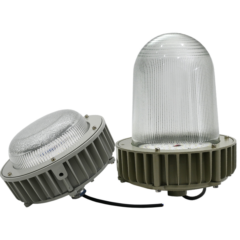 led三防灯工业照明防水防尘弯杆壁式50W70W防爆灯厂房仓库平台灯