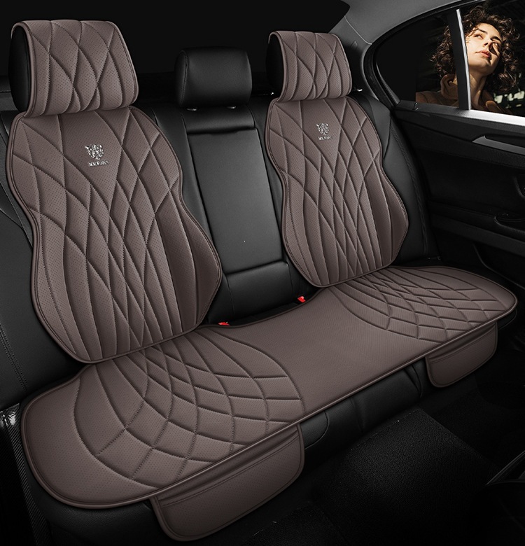 New Car Seat Cushion, Universal for All Seasons, Small Three-Piece Set, Breathable Nappa Leather, Single-Piece Car Seat Cushion, Cross-Border Wholesale