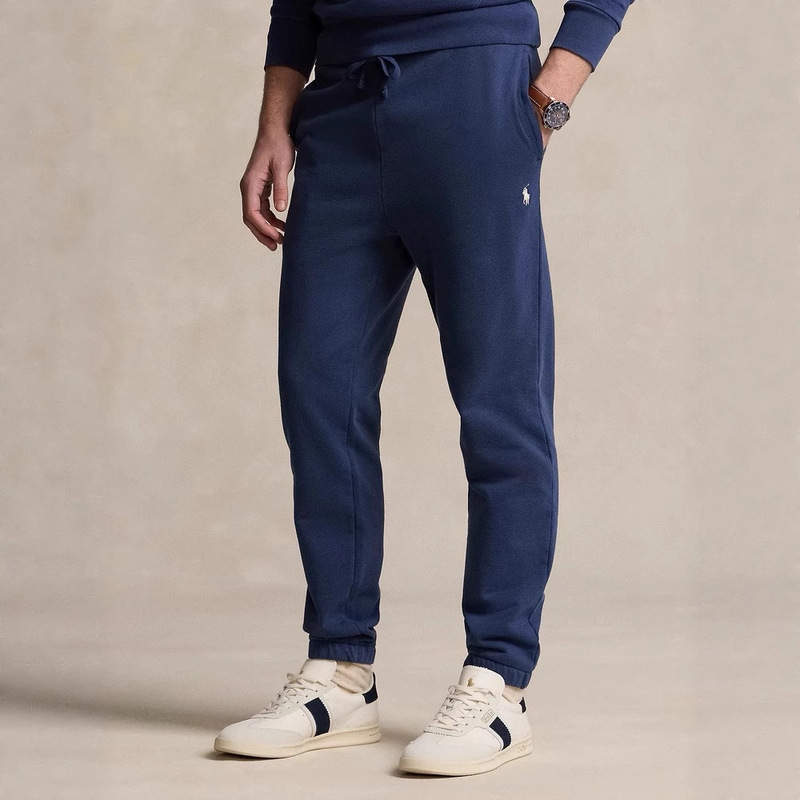 Cross-Border Ralph Lauren/Polo 2025 Spring Classic Embroidered Terry Pure Color Sweatpants