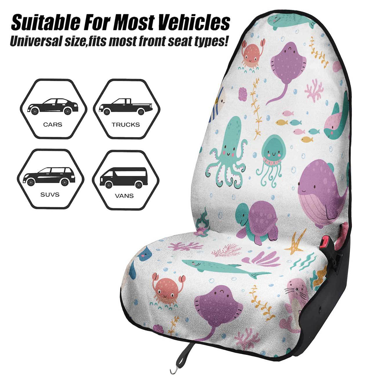 Marine seat towel cover front seat protector suitable for gym and exercise, universal for all seasons and car use