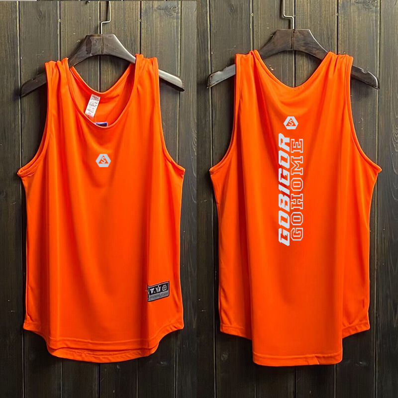 Summer narrow-shoulder sports fitness vest, sleeveless basketball training wear, marathon running cycling quick-dry breathable vest