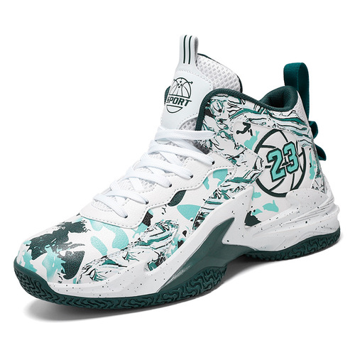 Dropshipping spring and autumn basketball shoes for teenagers and students, shock-absorbing professional men's game shoes
