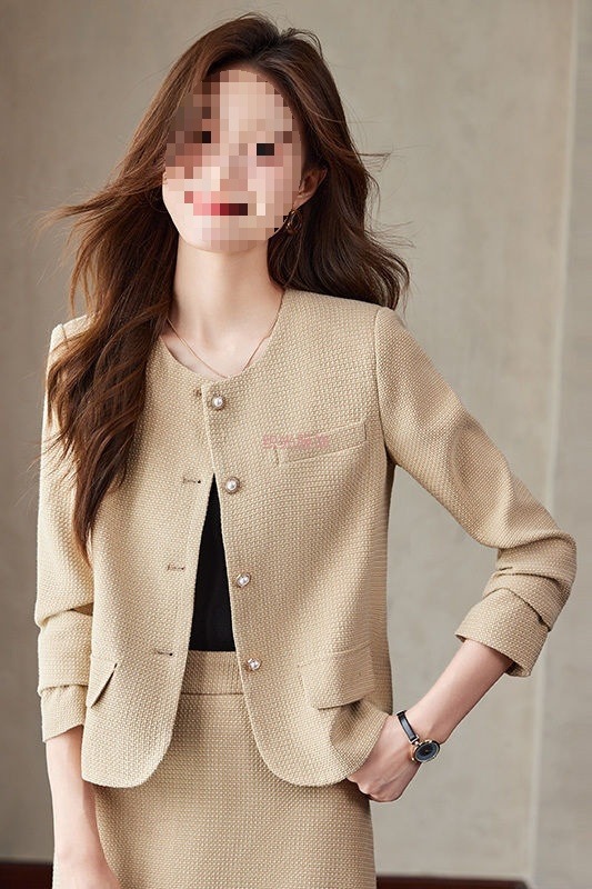 工厂直销法式西装外套女春秋2025新款小个子感时尚西服套裙|undefined