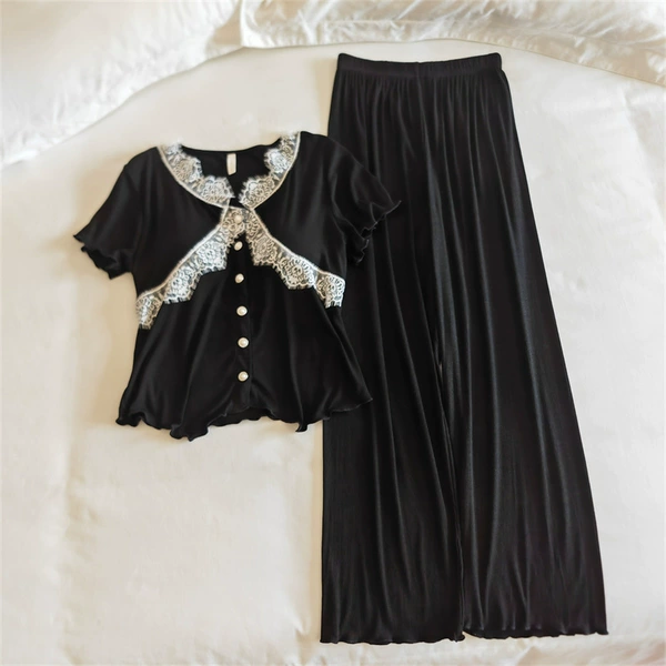 33018.3# black (fixed chest pad) short sleeves + long trousers