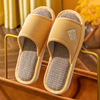 Slippers, summer non-slip fashionable footwear indoor suitable for men and women for beloved, Chinese style, wholesale