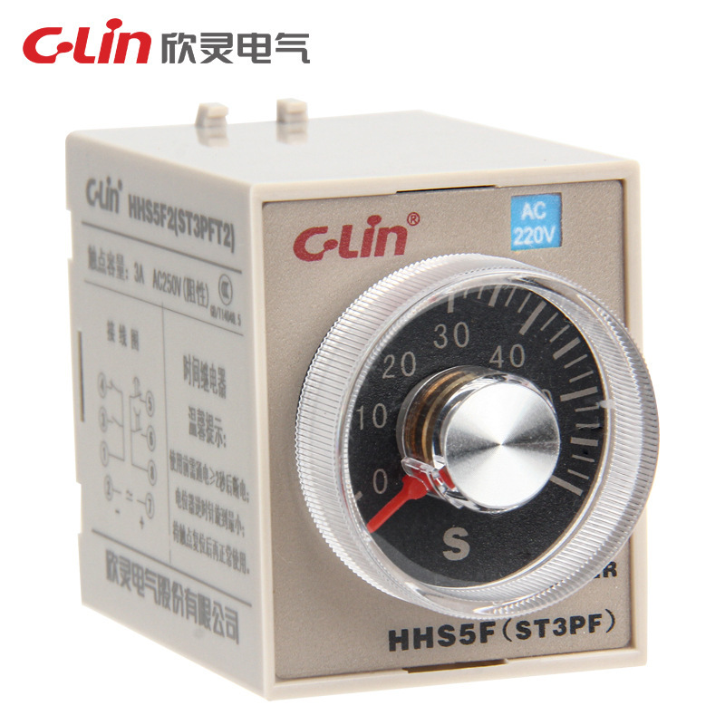 欣灵时间继电器 HHS5F2(ST3PFT2)  电子式继电器