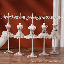 模特架饰品架耳环项链展示架摆件道具模特首饰架首饰树脂创意